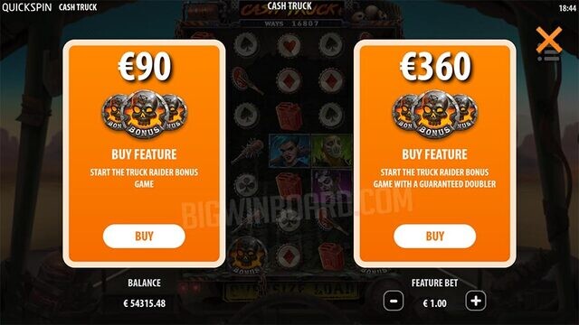 Cash Truck Slot: Các tính năng chính