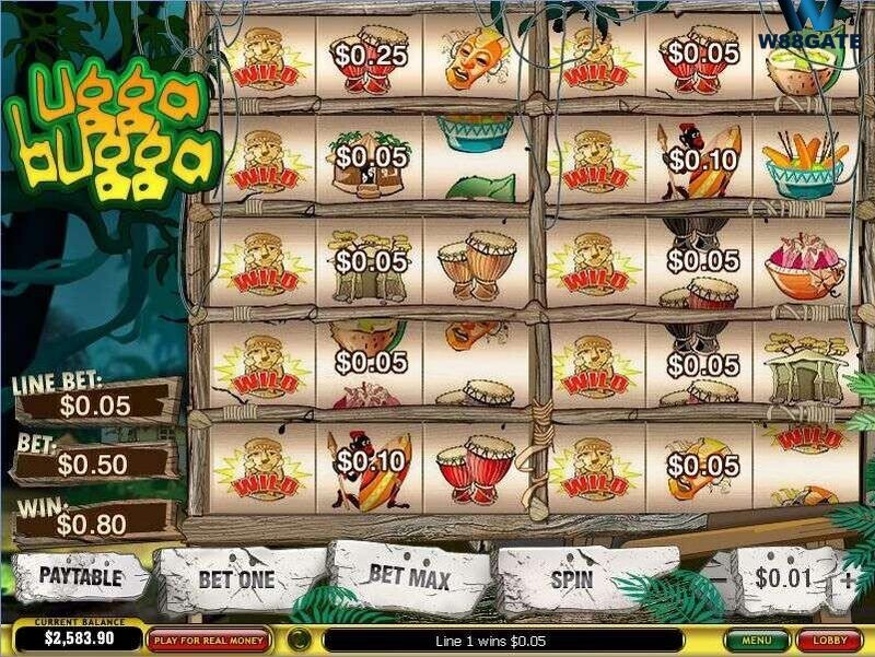 Luật chơi Slot game Ugga Bugga mô tả ra sao?